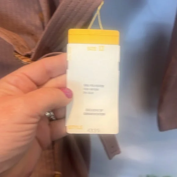 NWT Brown Rona New York Button Down Dress - Picture 5 of 8